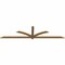 Ekena Millwork Redmond Smooth Timber Gable Bracket, Western Red Cedar, 108"W x 27"H x 1 1/2"D x 3 1/2"F, 6/12 Pitch GBW108X27X0204RED00SWR - alternate 2